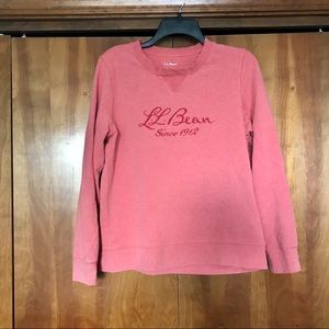 L.L. Bean Crewneck in Coral